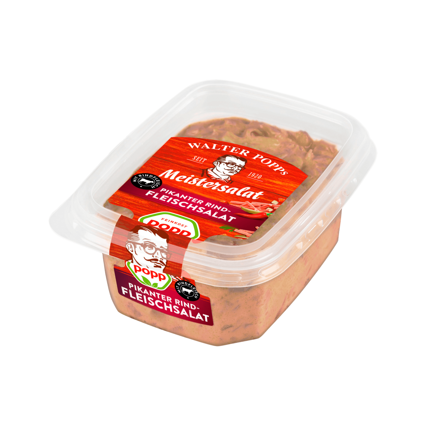 Popp Rindfleisch Fleischsalat würzig pikant 200g