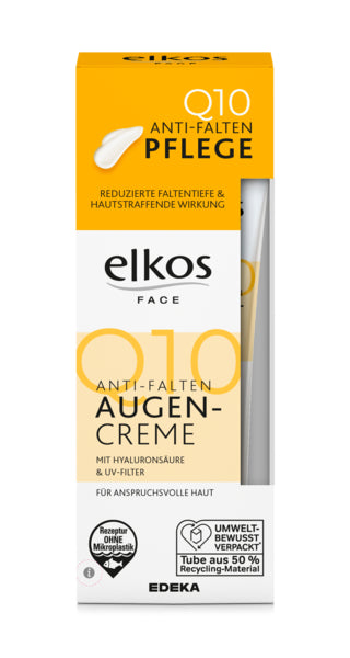 EDEKA elkos Face Augencreme Q10 15ml