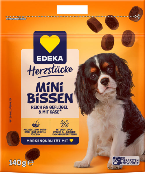 EDEKA Herzstücke Mini Bissen Geflügel&Käse 140g