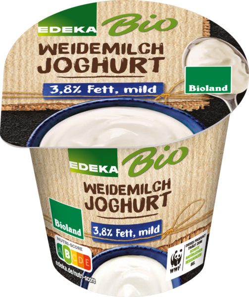 Bio EDEKA Weidemilch Joghurt mild 3,8% 150g