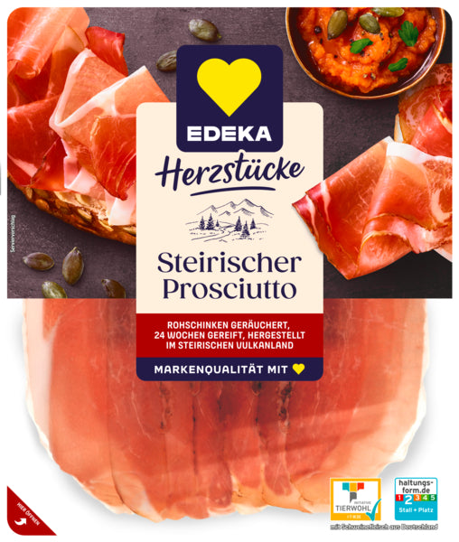 EDEKA Herzstücke Steirischer Prosciutto 80g QS ITW