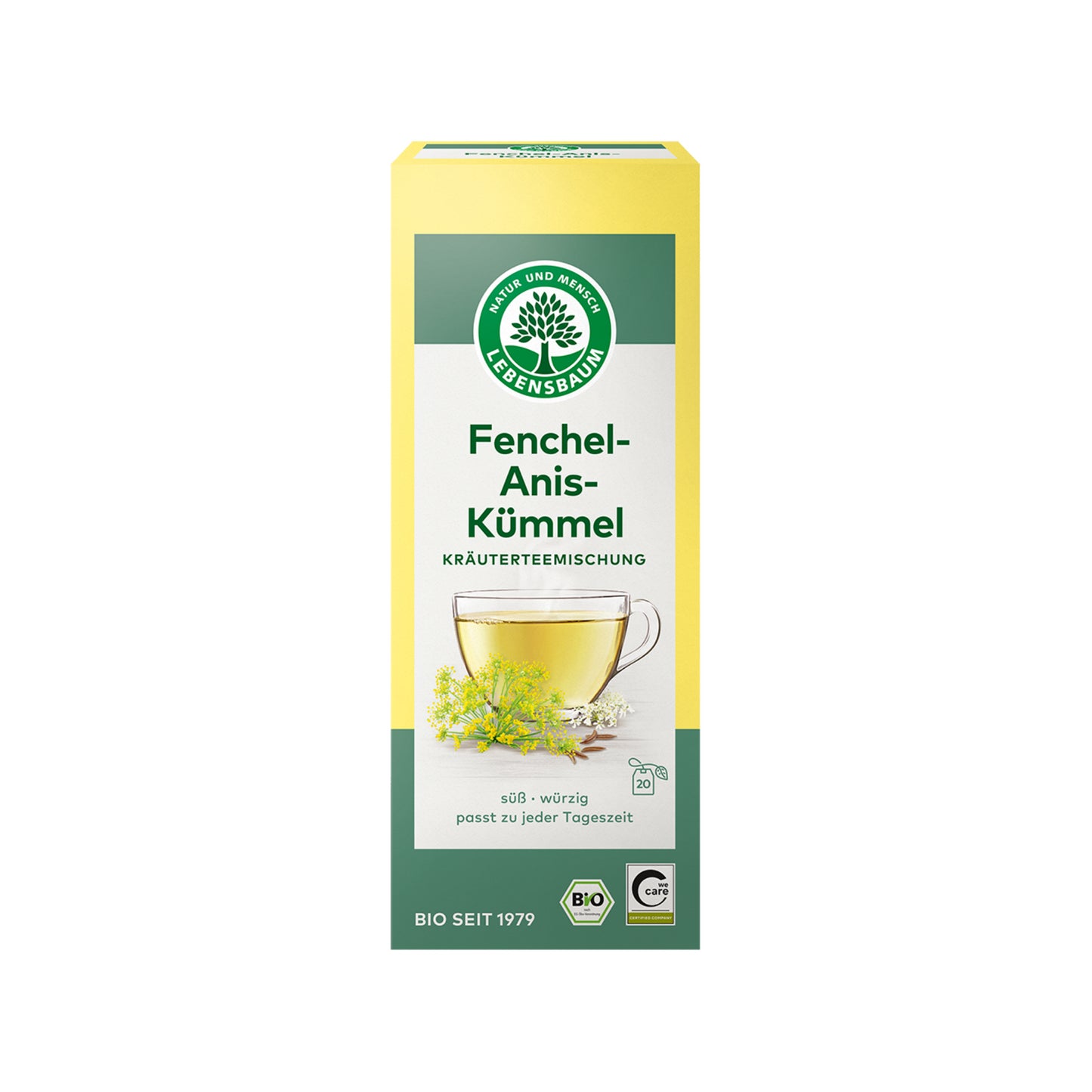 Bio Lebensbaum Fenchel-Anis-Kümmel-Tee 20ST 2,5g