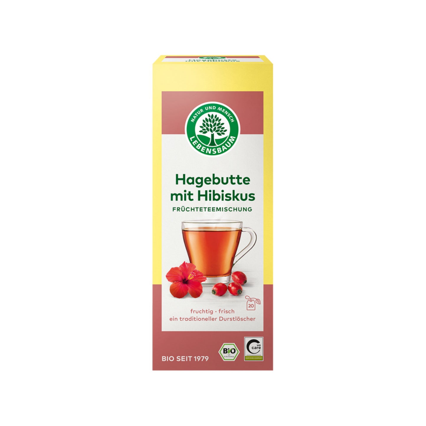 Bio Lebensbaum Hagebutte mit Hibiskus 20ST 50g