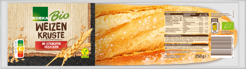 Bio EDEKA Steinofenbaguette Weizen 250g