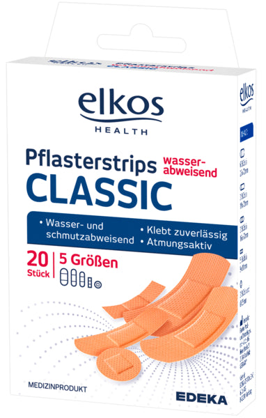 EDEKA elkos Health Pflasterstrips wasserabweisend 20ST