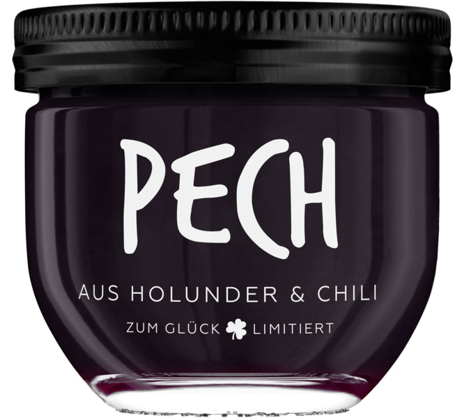 Glück Pech passiert Fruchtaufstrich Holunder-Chili 230g