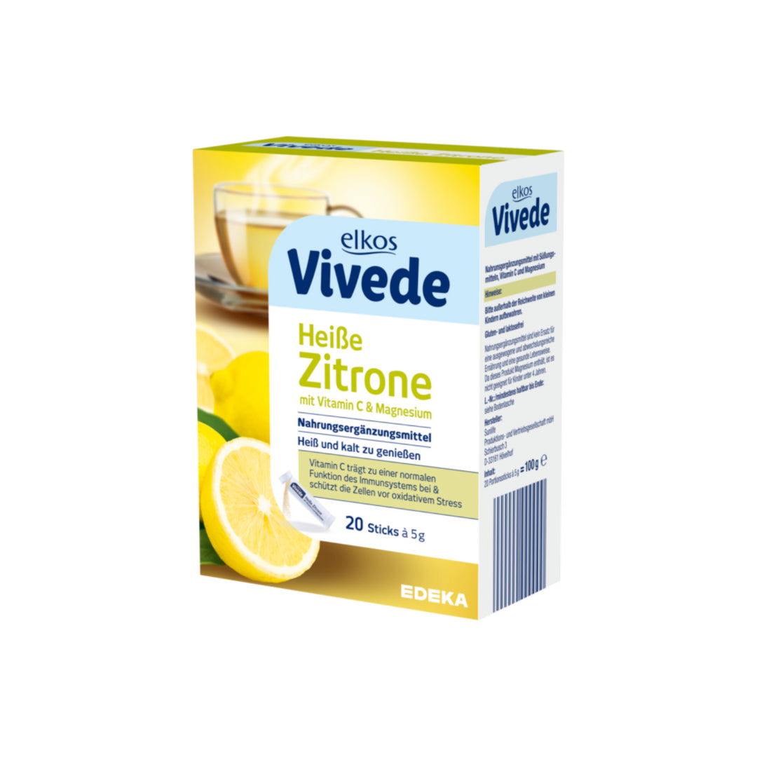 EDEKA elkos VIVEDE Heiße Zitrone Sticks 20ST 100g