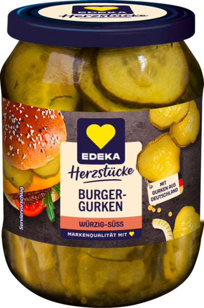 EDEKA Herzstücke Burgergurken 330g