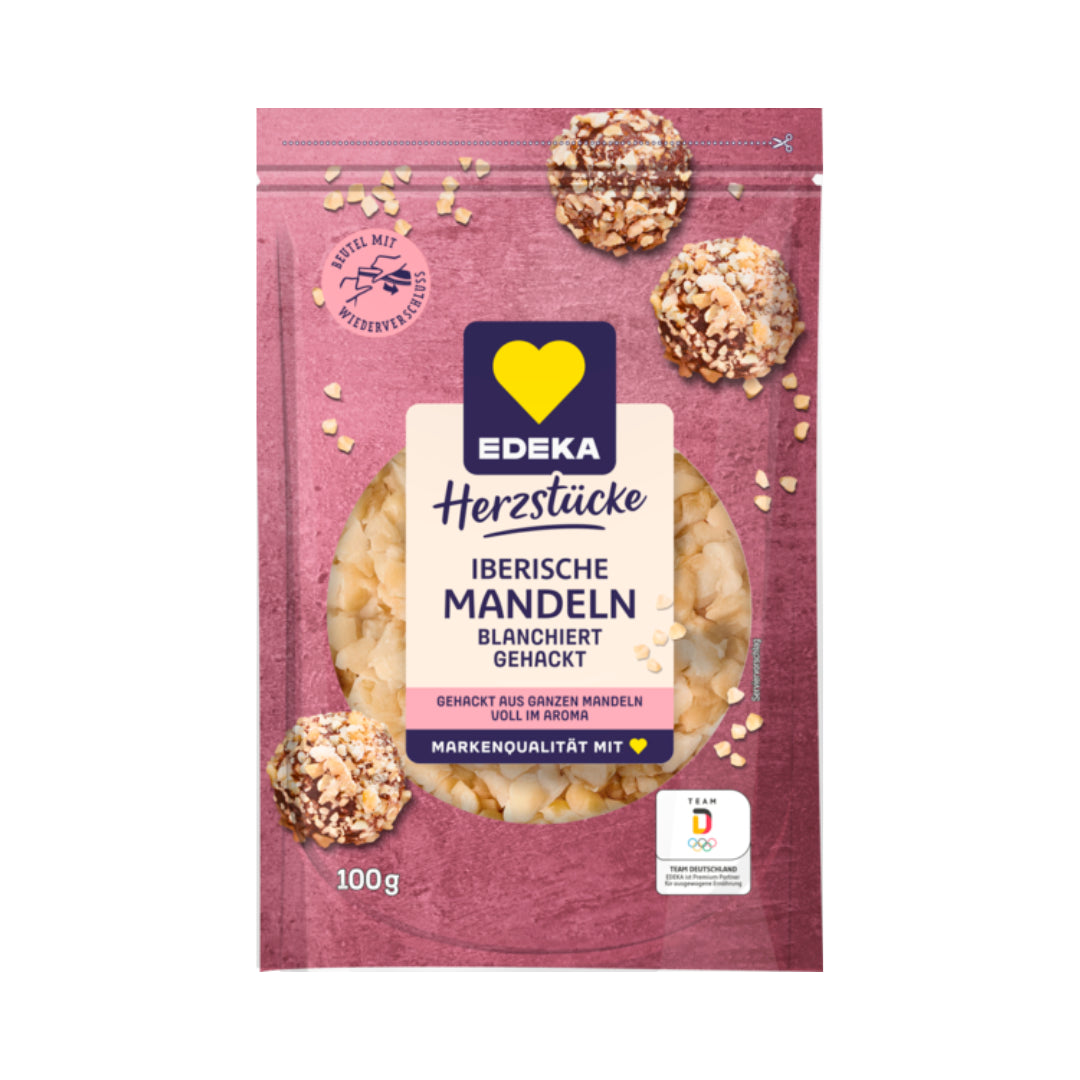 EDEKA Herzstücke Iberische Mandeln blanchiert gehackt 100g