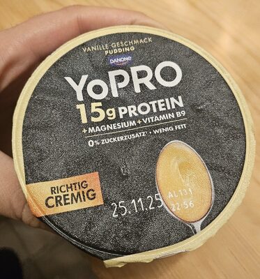 Yopro Pudding Vanille 150g