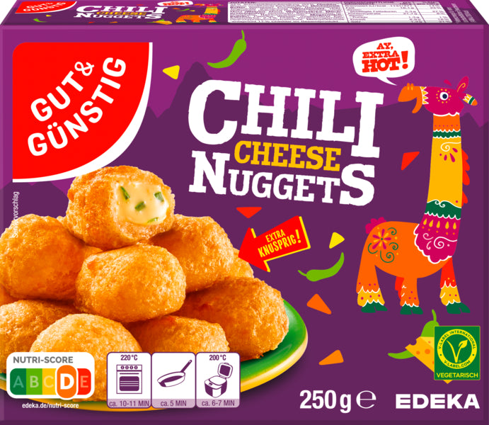 GUT&GÜNSTIG Chili Cheese Nuggets 250g