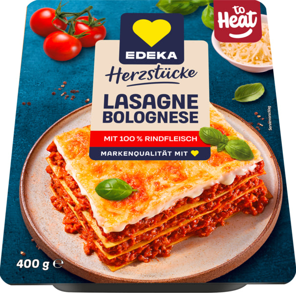 EDEKA Herzstücke Lasagne Bolognese Rind 400g