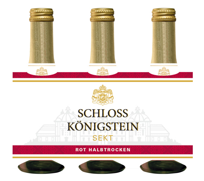 Schloss Königstein rot halbtrocken 3x0,2l