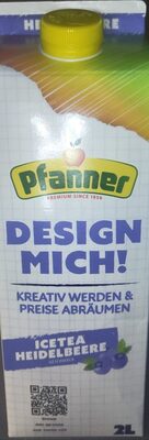 Pfanner Heidelbeer Design mich 2l EW