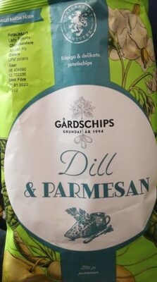 Gardchips Kartoffelchips Dill&Parmesan 150g
