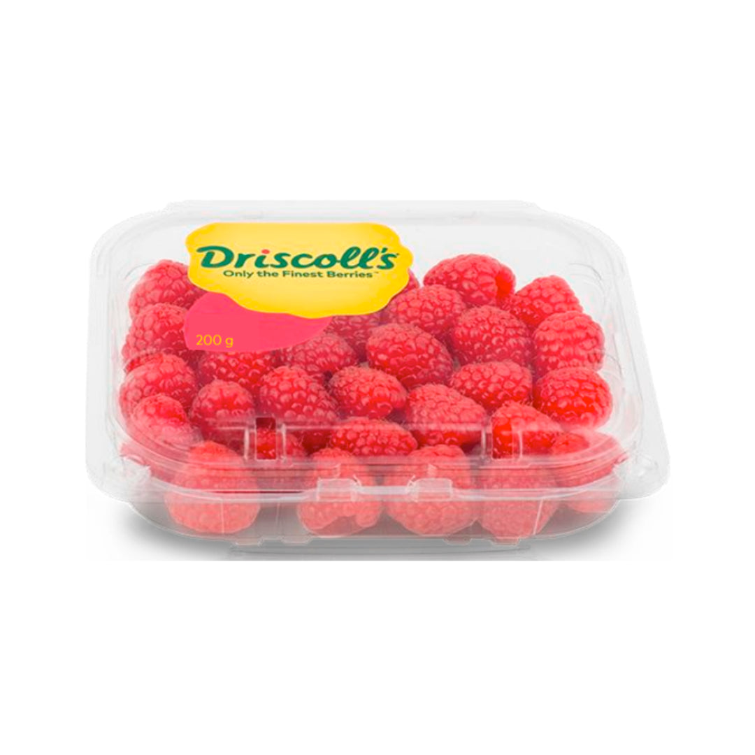 Driscoll's Himbeeren rot Marokko Klasse I 200g Klarsichtpackung