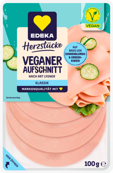 EDEKA Herzstücke vegan Lyoner 100g