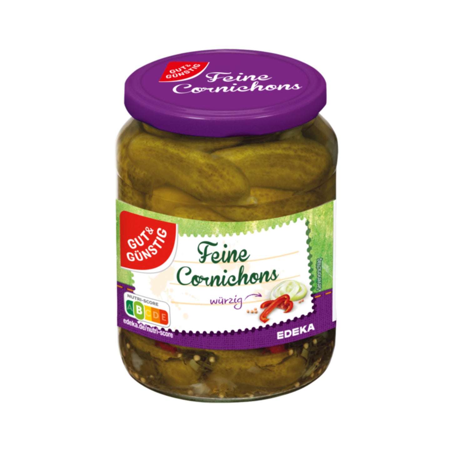 GUT&GÜNSTIG Cornichons 670g