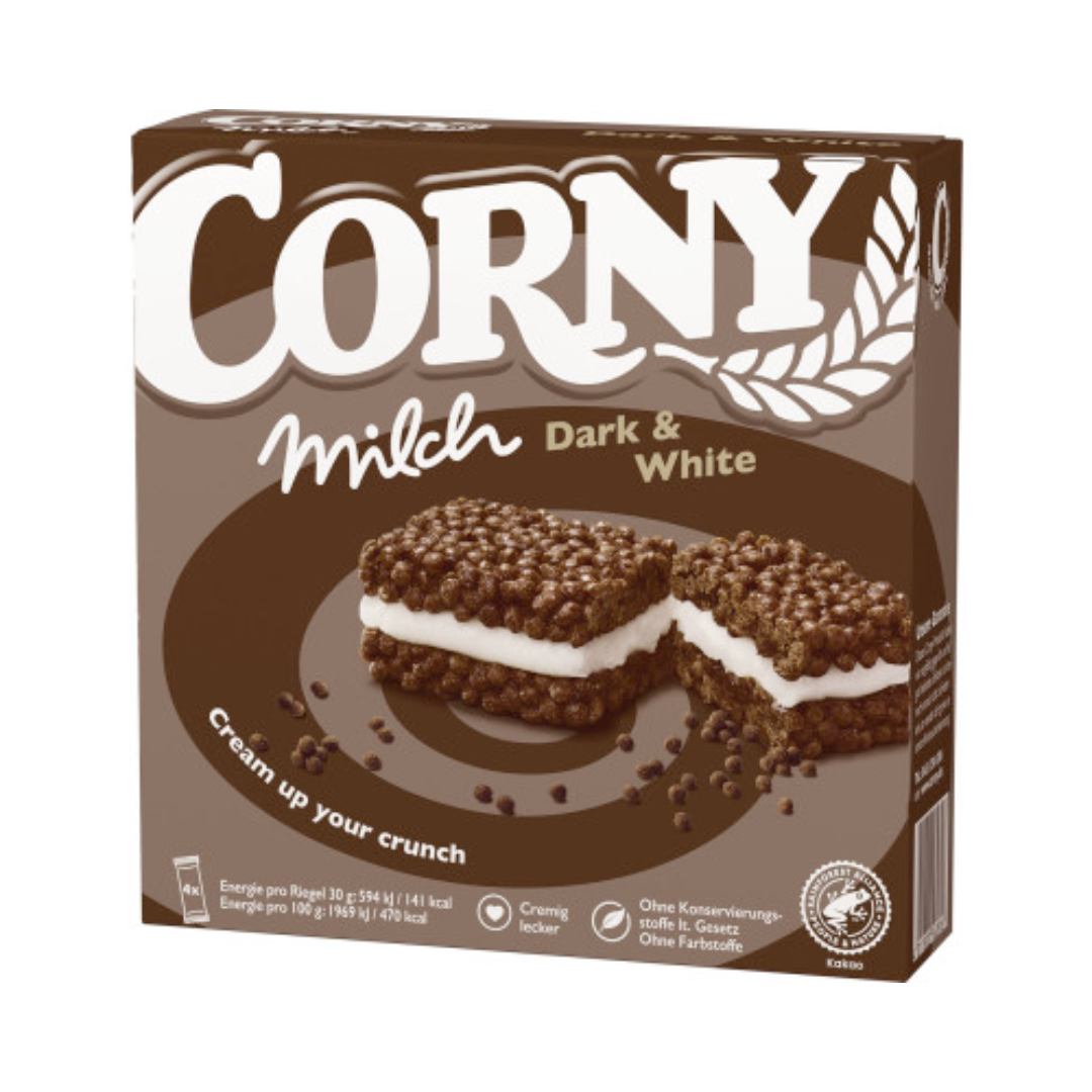 Corny Milch Dark&White 4ST 120g