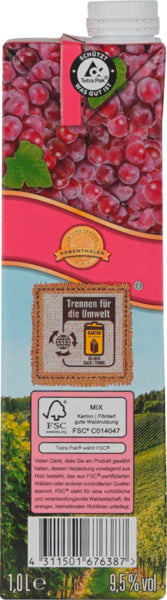Rebenthaler Tafelwein rose lieblich 1l