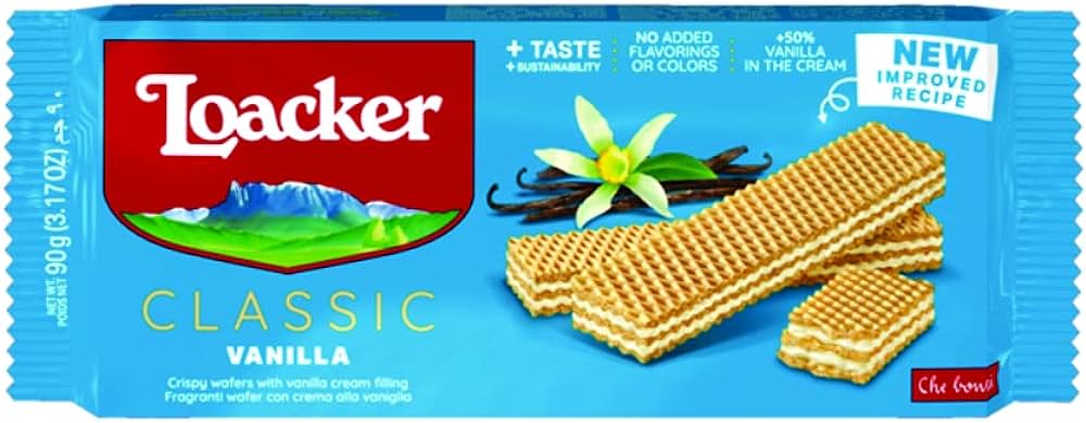 Loacker Classic Vanille Waffel 90g