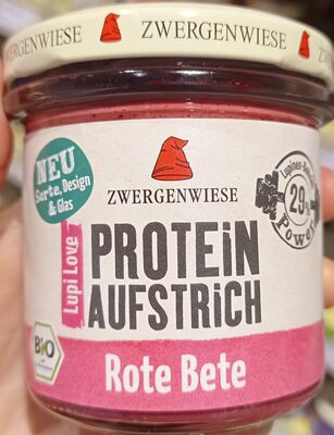 Bio Zwergenwiese Lupi Love Protein-Aufstrich Rote Bete vegan glutenfrei 135g
