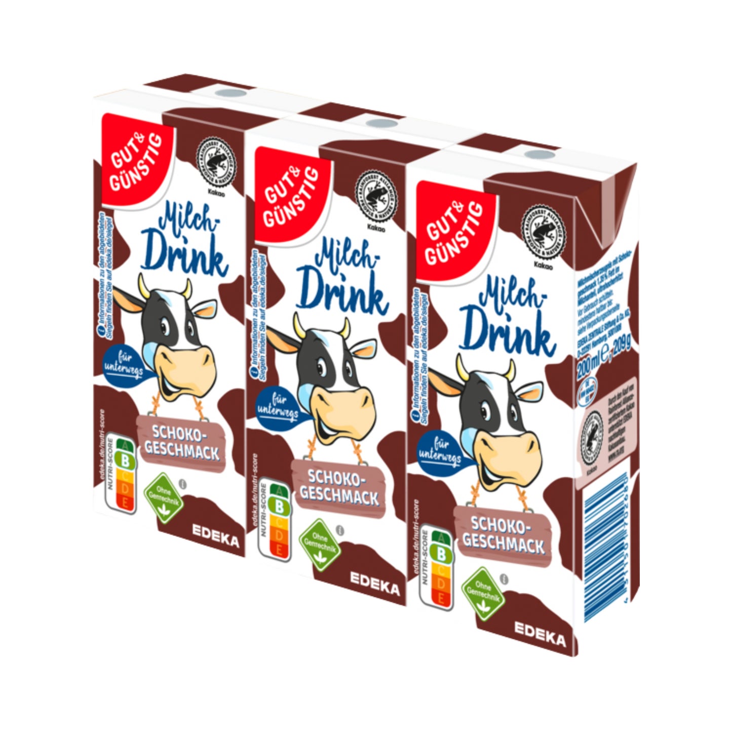 EDEKA Herzstücke Schoko H-Drink 3x200ml VLOG