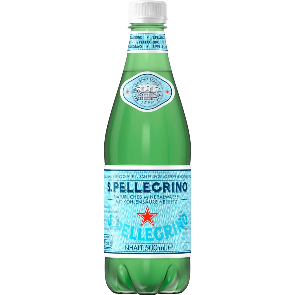 San Pellegrino Mineralwasser mit Kohlensäure 0,5l DPG