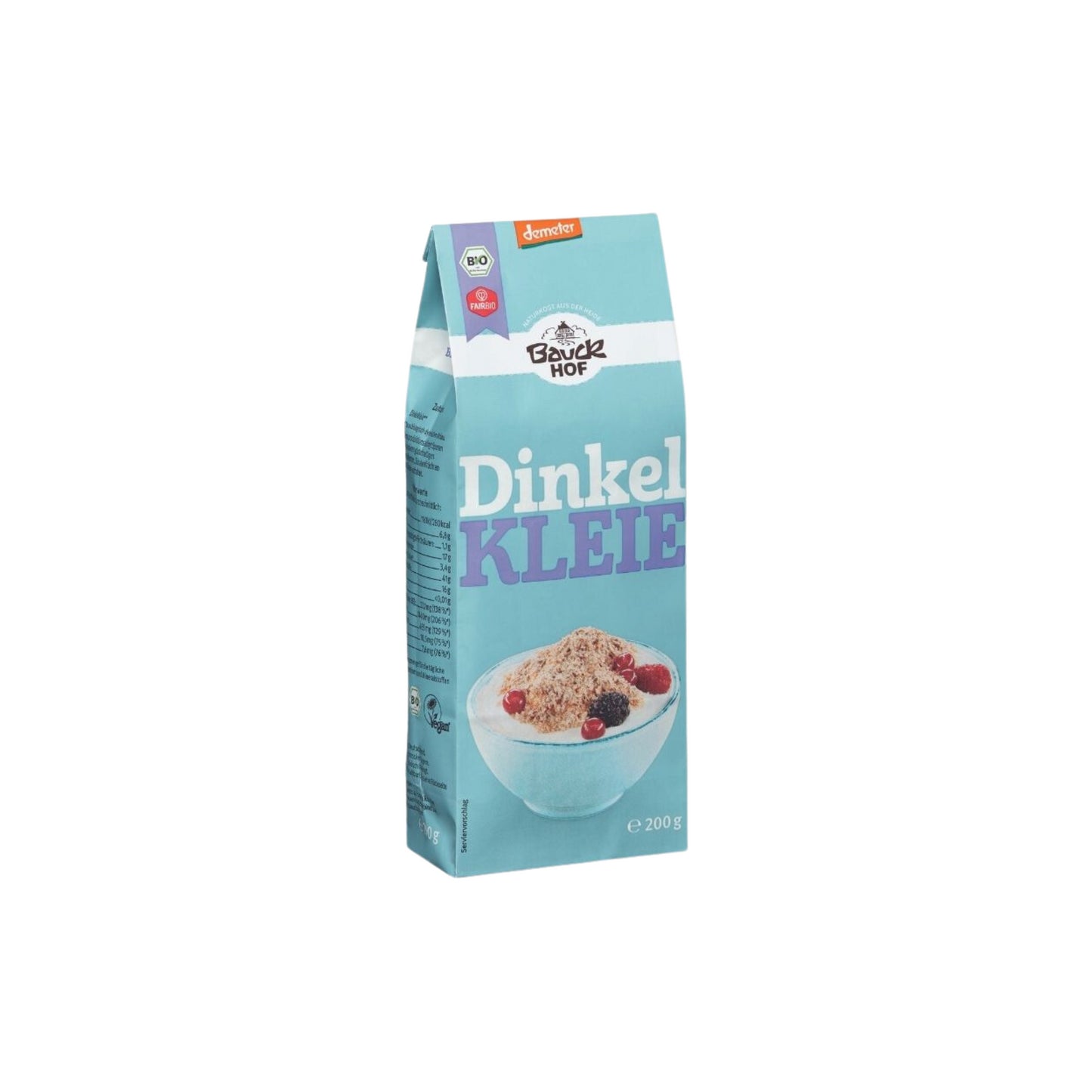 Demeter Bauck Mühle Dinkelkleie 200g