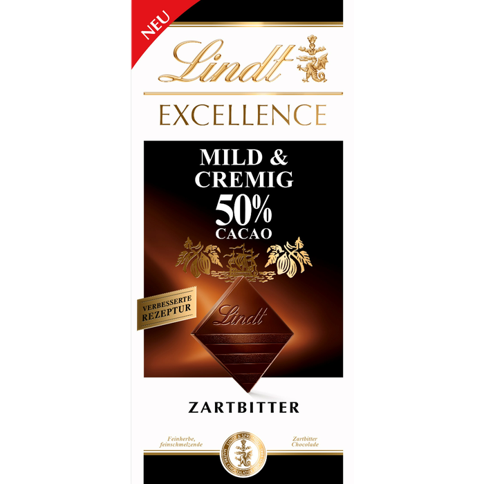 Lindt Excellence 50% Mild 100g
