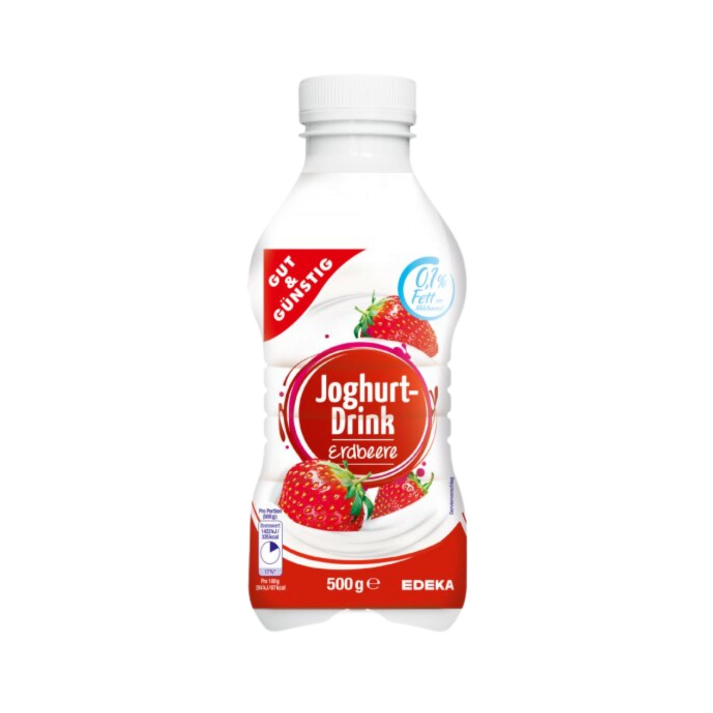 GUT&GÜNSTIG Joghurtdrink Erdbeere 500g DPG