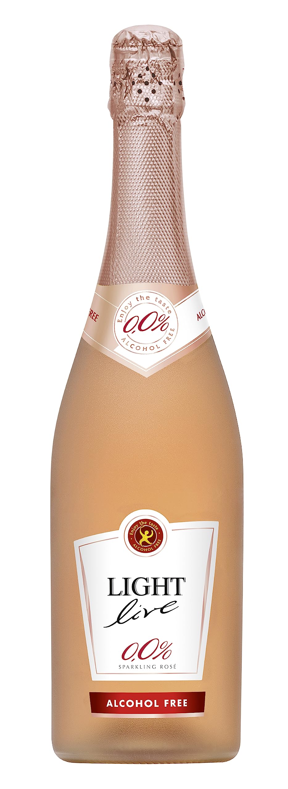 Light Live Sparkling 0,0% Rose alkoholfrei 0,75l