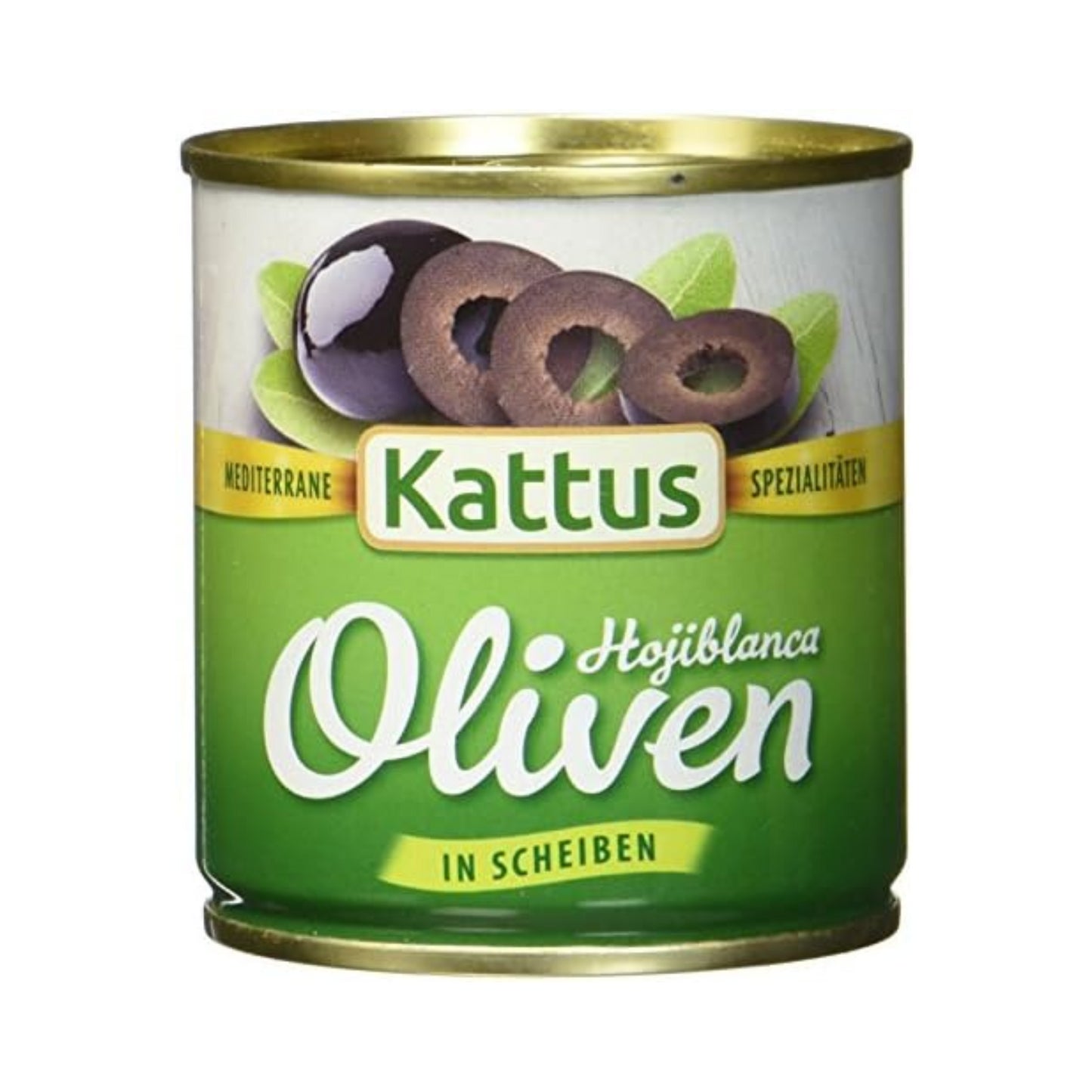Kattus Hojiblanca Oliven geschnitten 200g