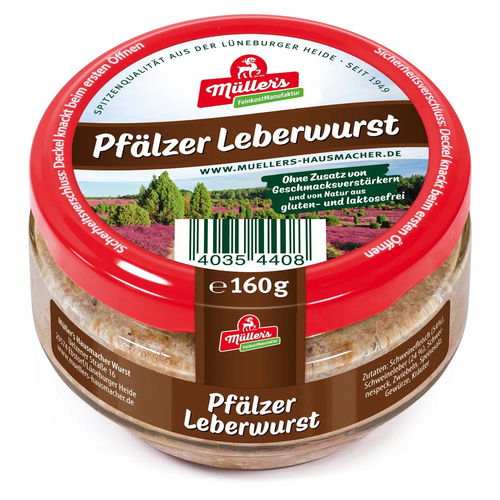 Müllers Pfälzer Leberwurst 160g