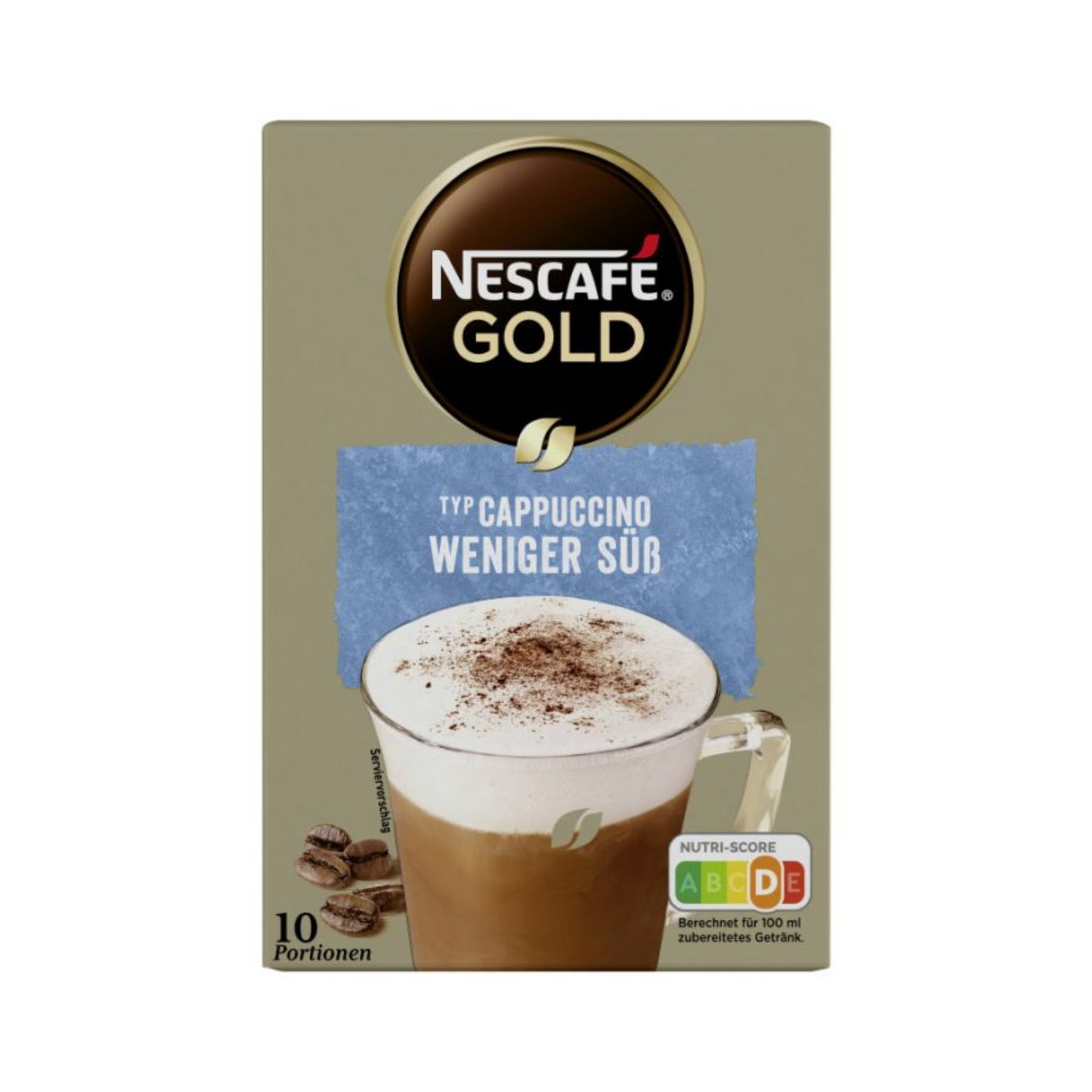 Nescafe Gold Cappuccino weniger süss 10x12,5g