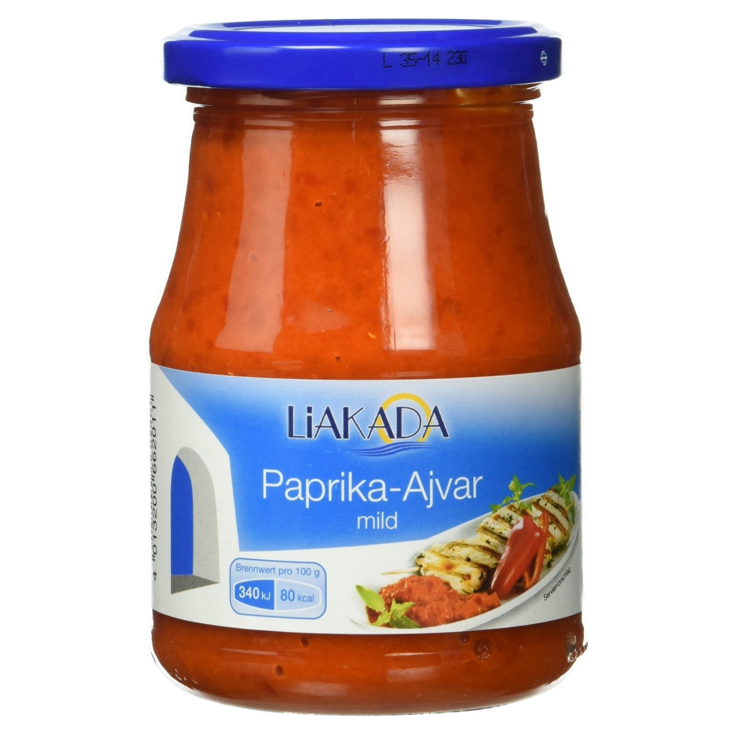 Liakada Paprika Ajvar mild 330g