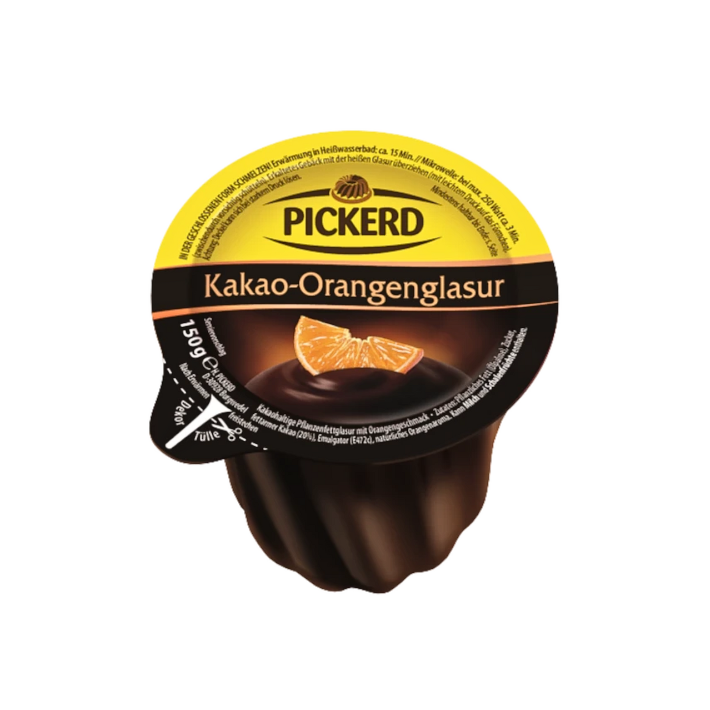 Pickerd Dekor Kakao-Orangenglasur 150g