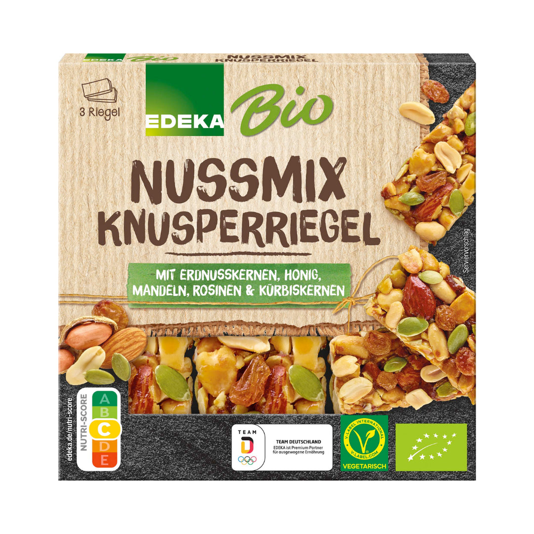 Bio EDEKA Knusperriegel Nussmix 3x25g