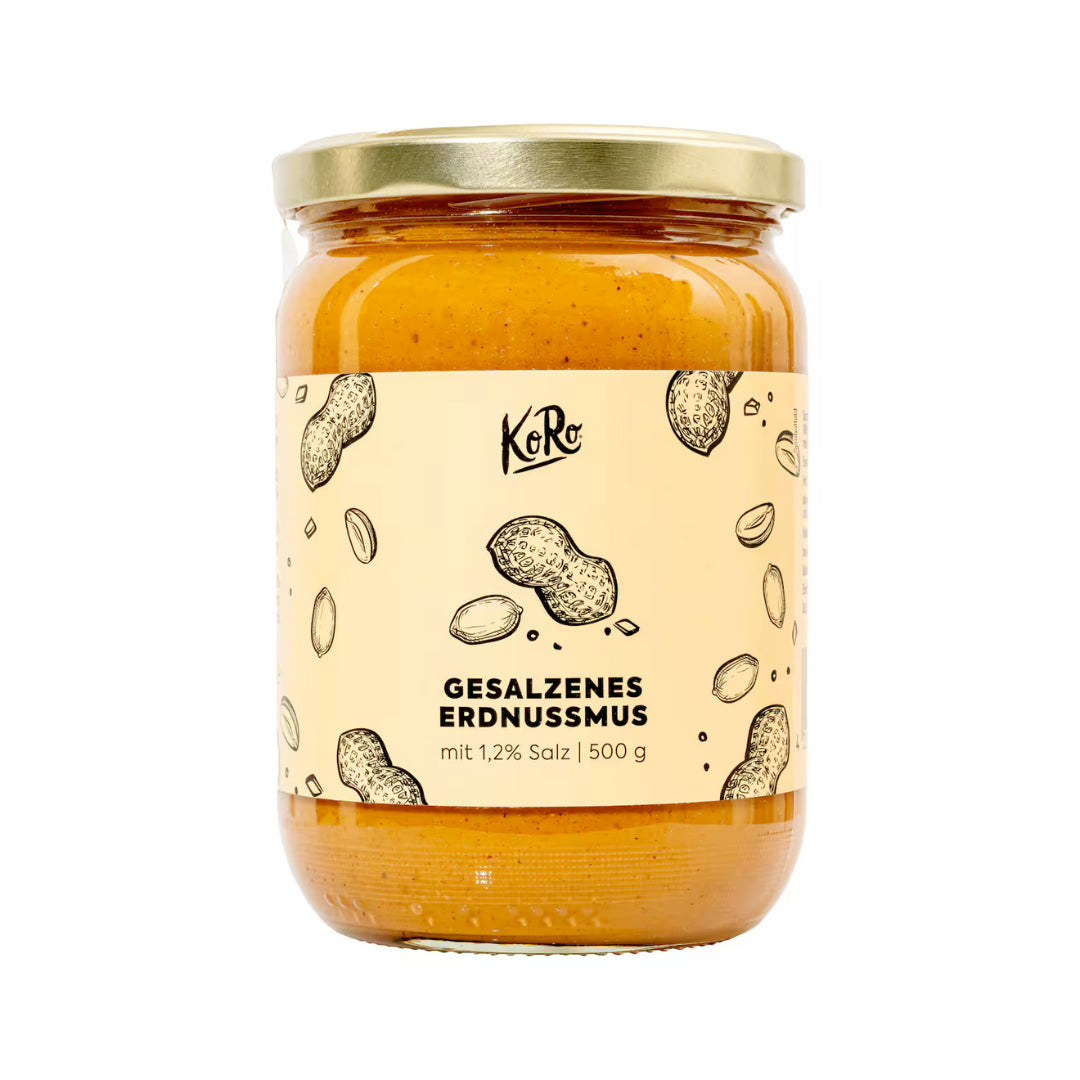 Koro Gesalzenes Erdnussmus 500g