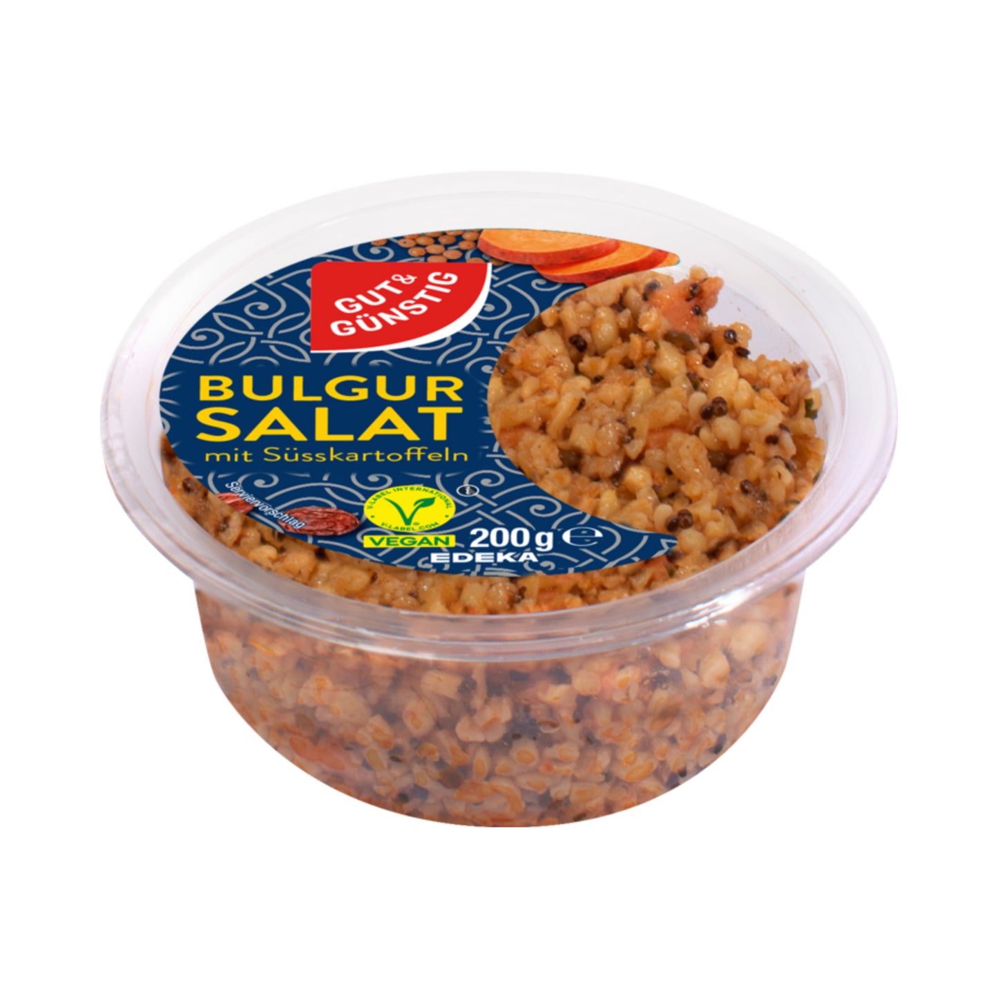 GUT&GÜNSTIG Bulgursalat mit Süßkartoffel und Linsen 200g