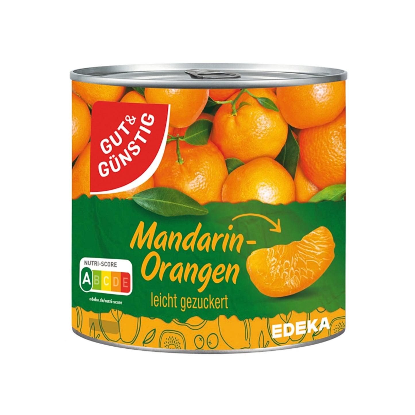 GUT&GÜNSTIG Mandarin-Orangen leicht gezuckert 312g