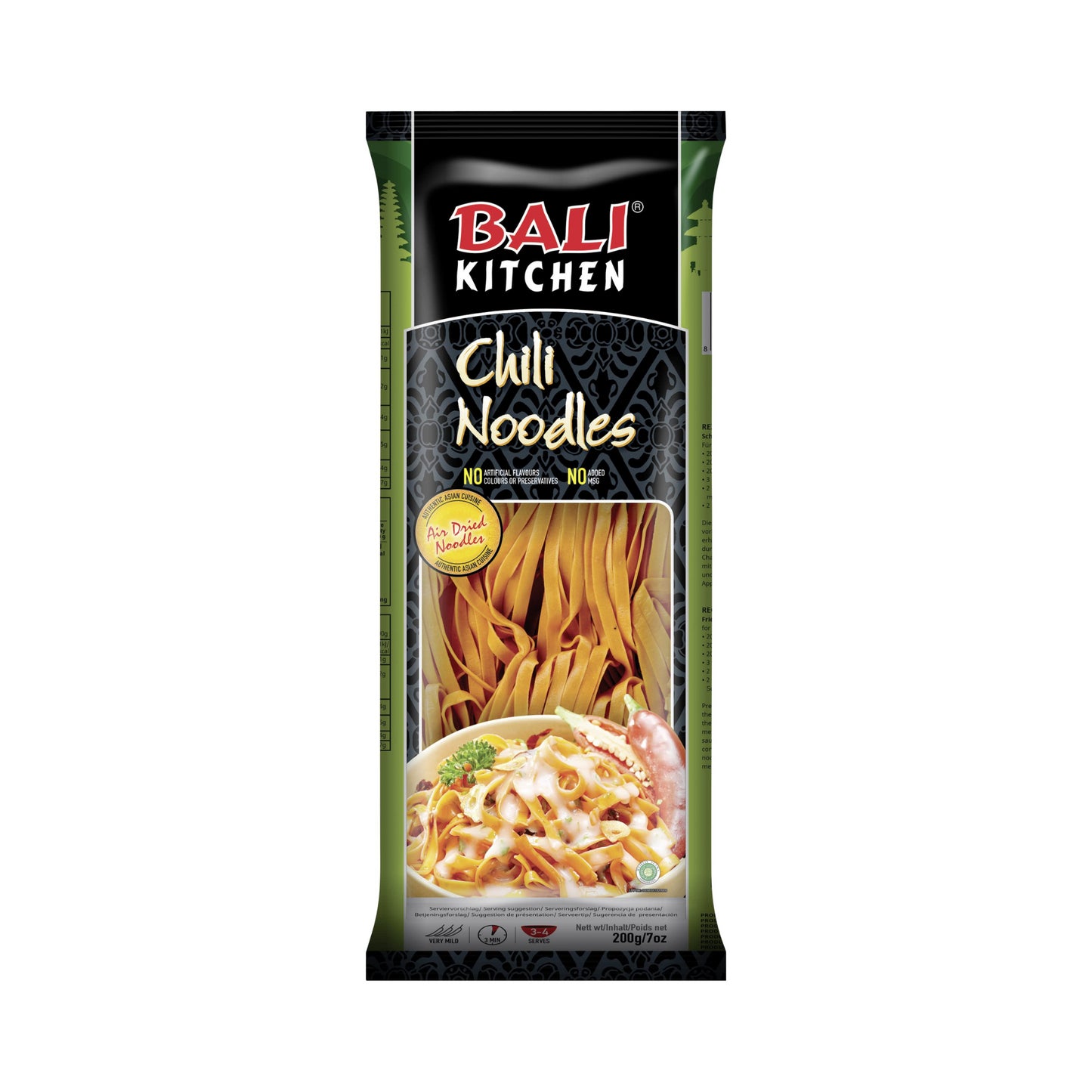 Bali Kitchen Chili Nudeln 200g