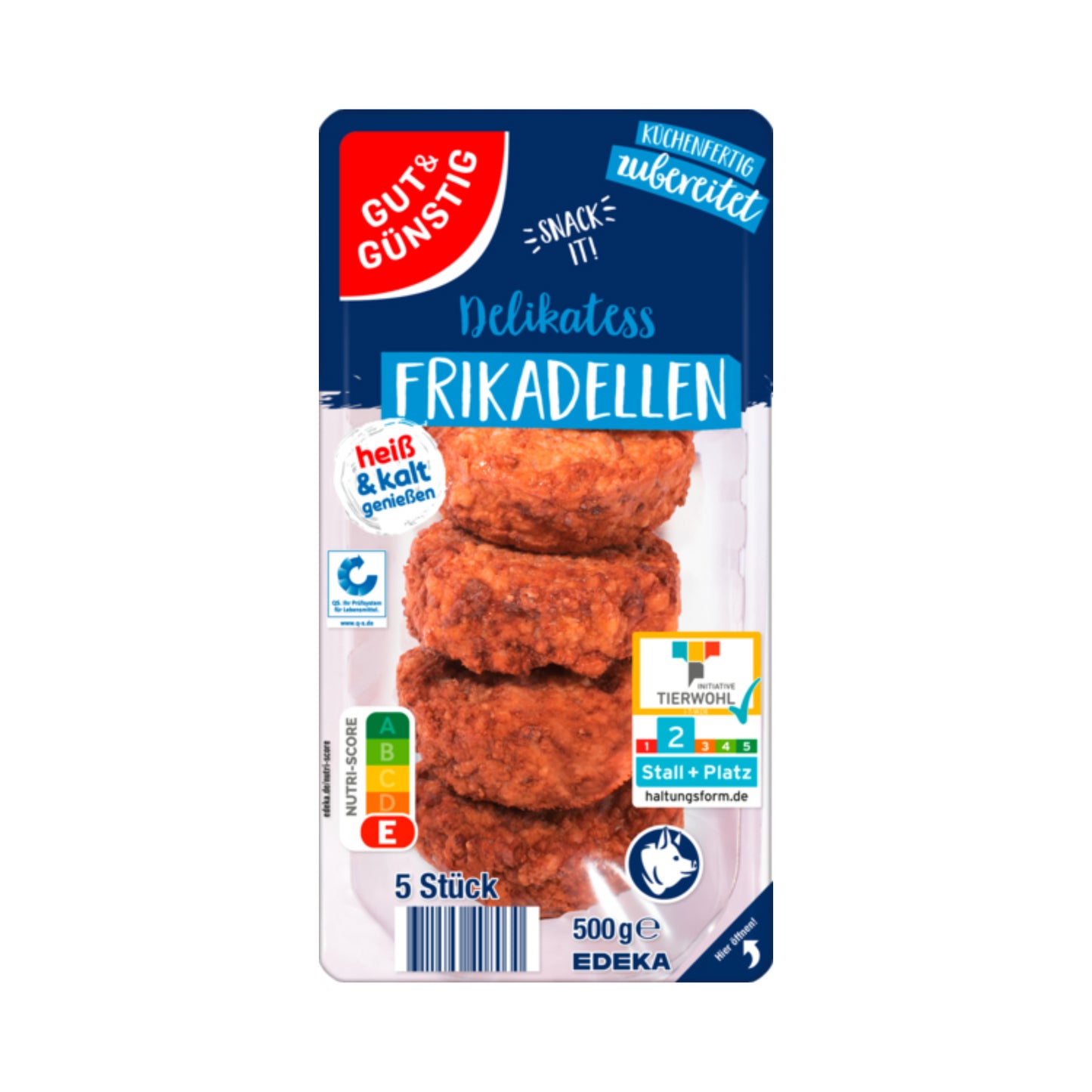 GUT&GÜNSTIG Frikadellen 5x100g QS ITW