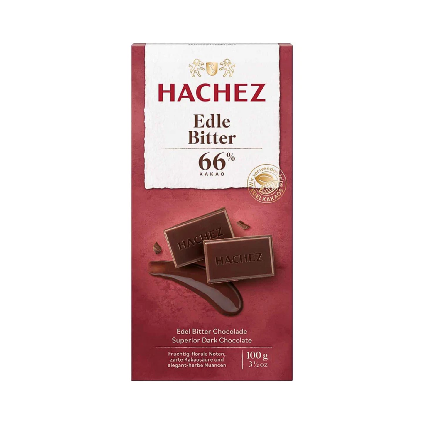 Hachez Tafel Edle Bitter 66% 100g