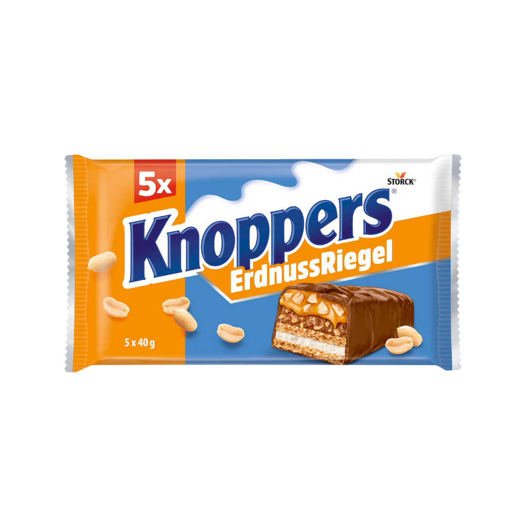 Knoppers Riegel Erdnuss 5ST 200g