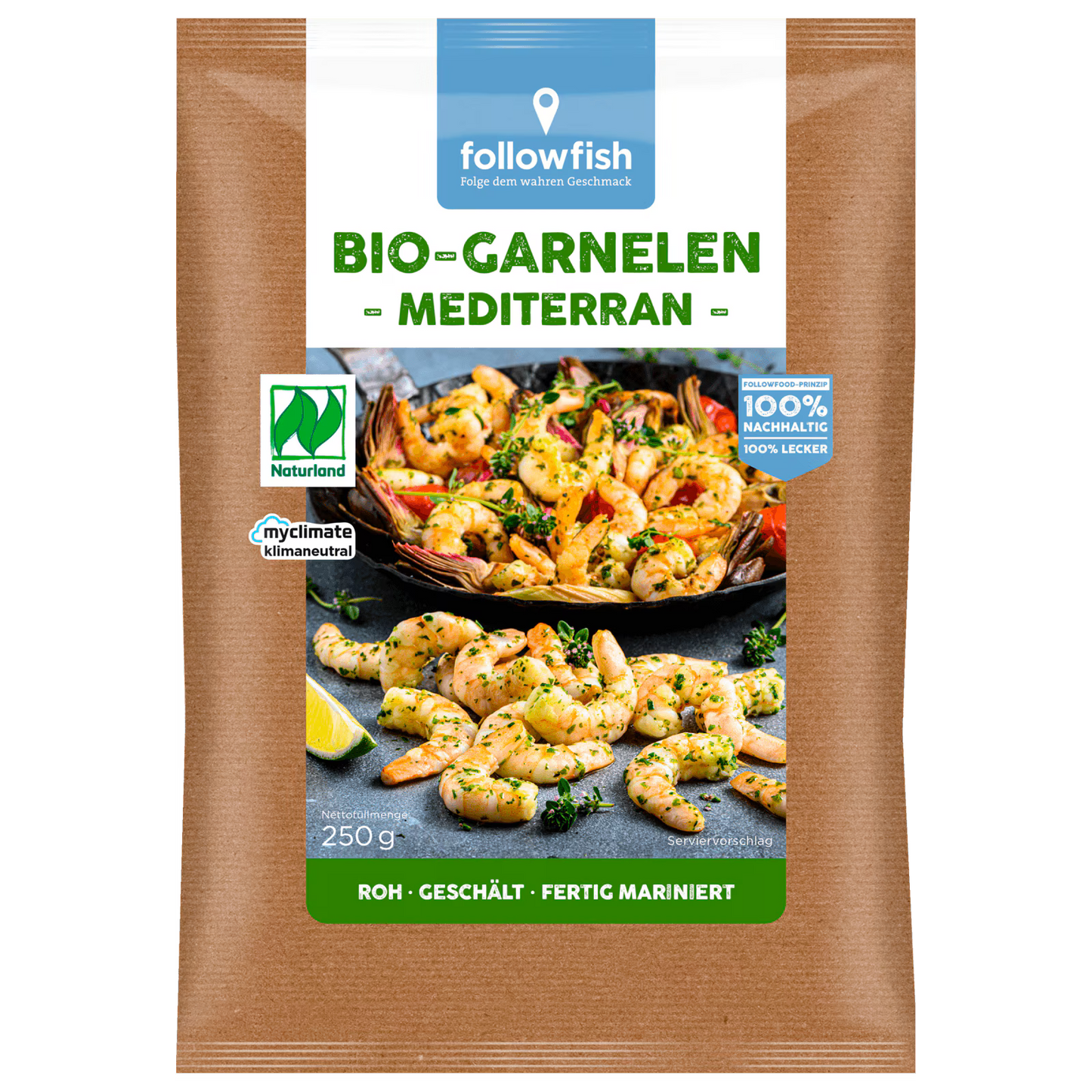 Bio Followfish Garnelen Mediterran 250g