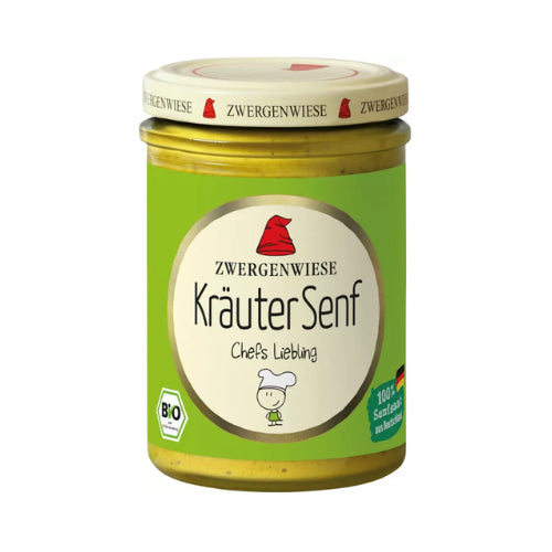 Bio Zwergenwiese Kräutersenf 160ml