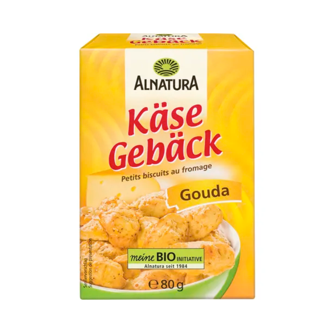 Bio Alnatura Käsegebäck Gouda 80g