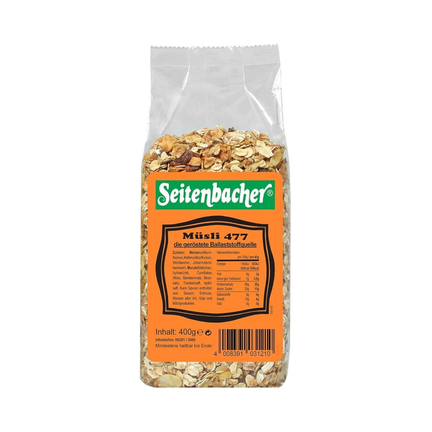 Seitenbacher Müsli geröstet 400g