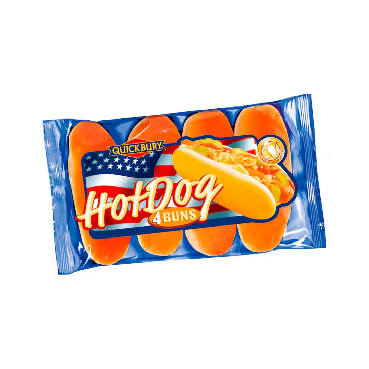 Quickbury Hot Dog Buns 4ST 250g